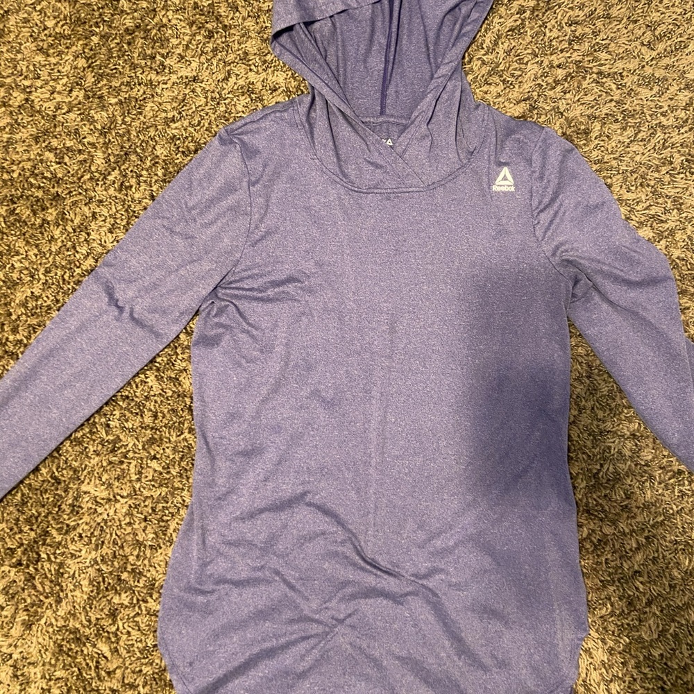 Hooded Reebok pull over